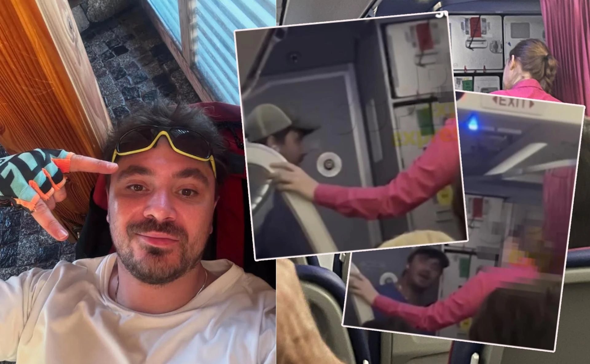Mamy wideo Agresywny Daniel Martyniuk groził obsłudze lotu. Na filmie wszystko widać!