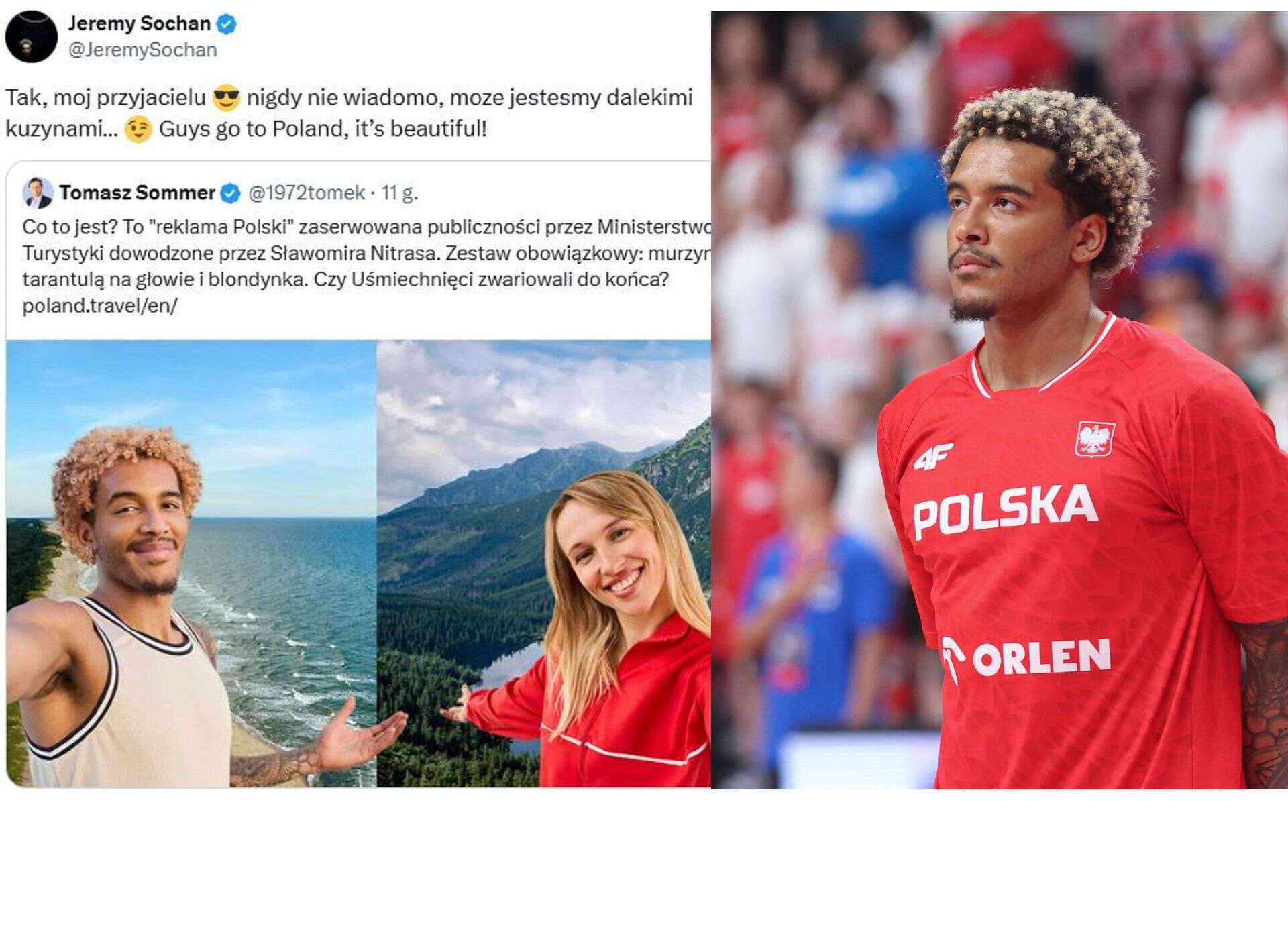 Nasz koszykarz z NBA pokazał klasę Polski dziennikarz zaatakował Sochana. Ten zgasił go jednym wpisem, internauci biją …