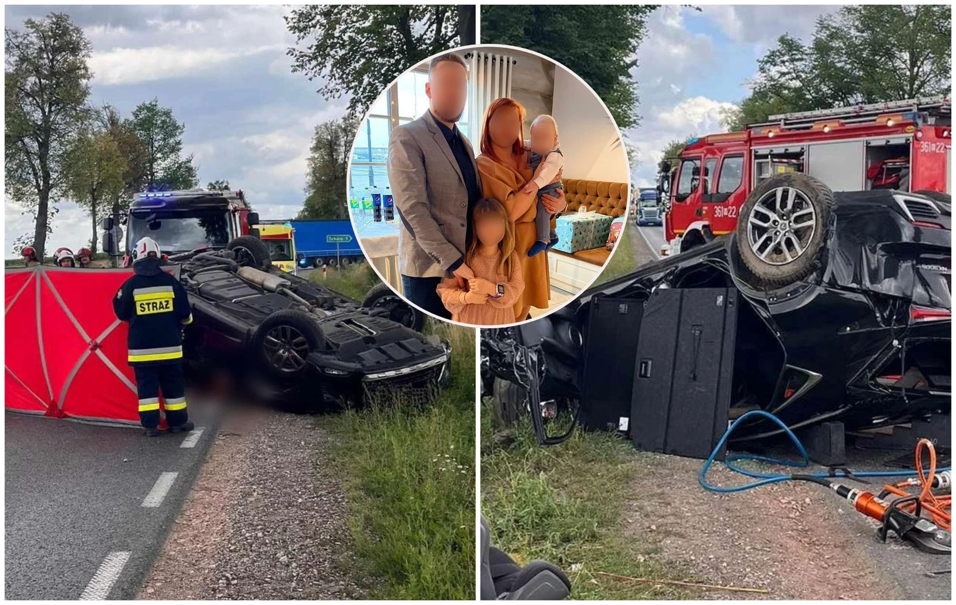 Ogromna tragedia Tragiczny powrót z wakacji. Adam zginął, jego żonę i dzieci ocalił cud