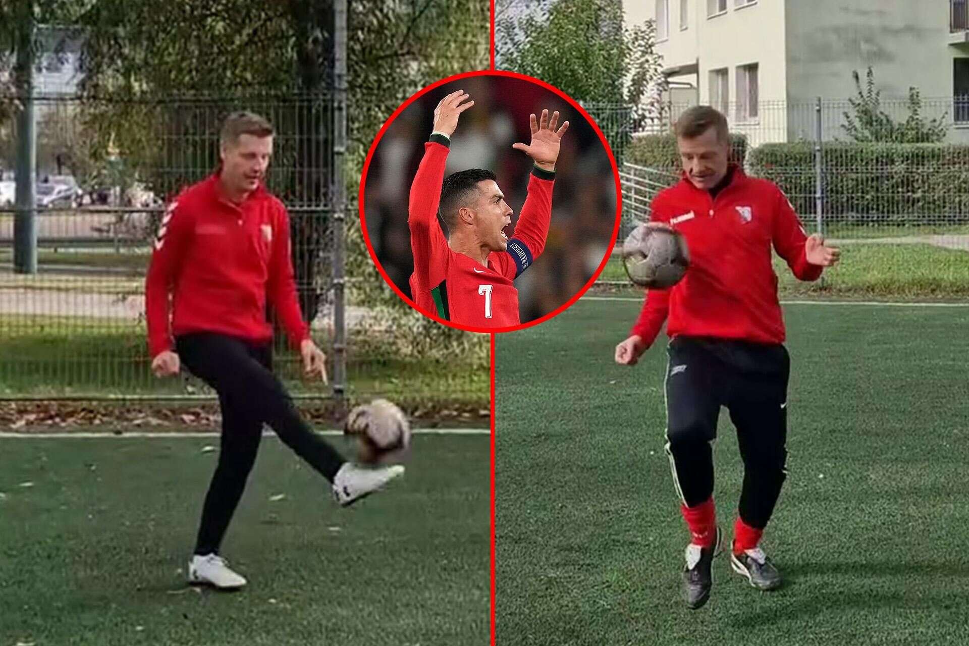 Klasa Dwóch Mroczków wparowało na Orlika! Co za kunszt. Cristiano Ronaldo się chowa!