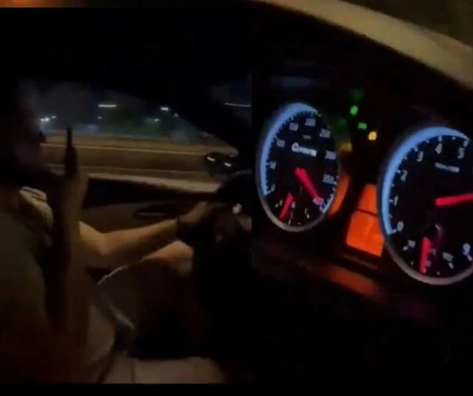 Szok w Warszawie Pędził ponad 300 km/h, wszystko nagrywał telefonem. Prokuratura umorzyła śledztwo