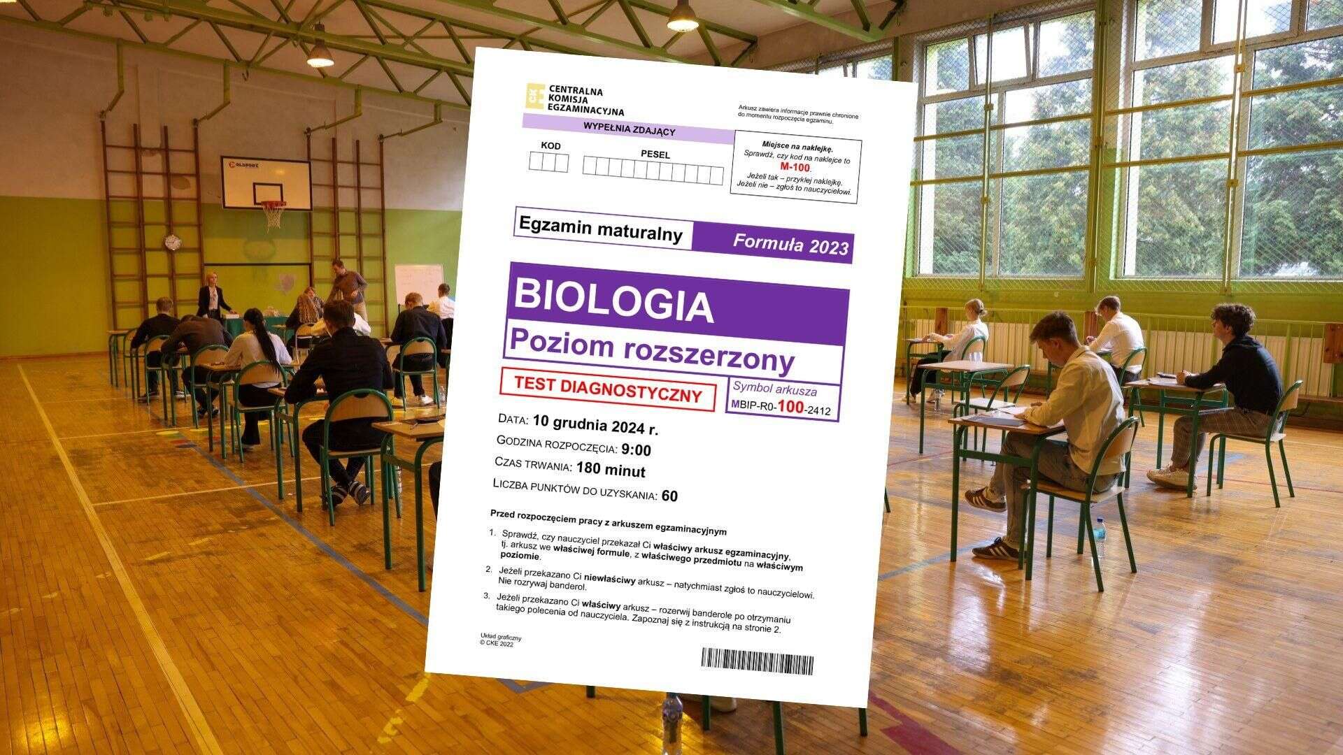 Próbna biologia Matura próbna 2025 z biologii rozszerzona. Odpowiedzi sugerowane PDF + arkusze CKE 1…