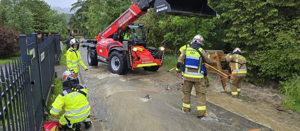 Załamanie pogody Podhale pod wodą! Gwałtowne ulewy zalały Kościelisko i Zakopane