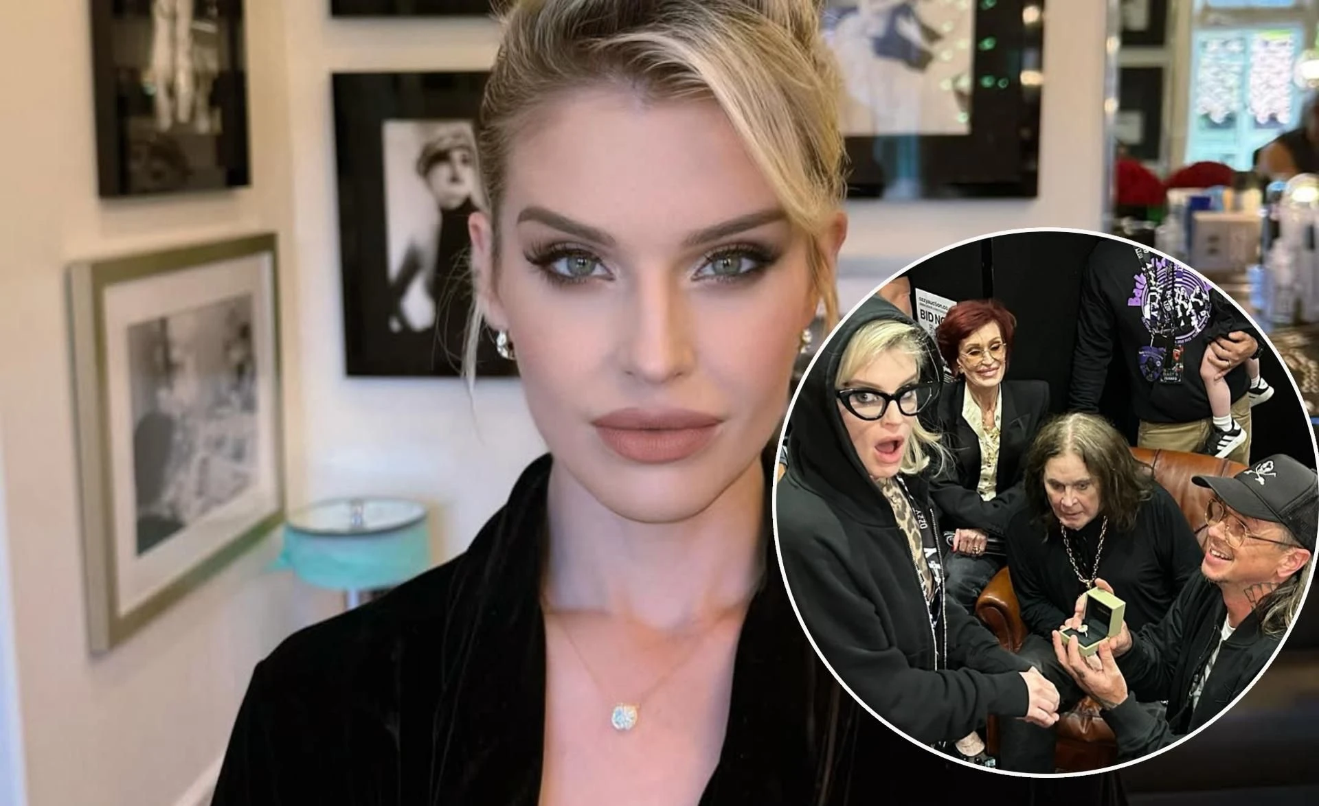 Ozzy nie żyje Kelly Osbourne zaręczyła się 2 tygodnie przed śmiercią ojca. Ozzy Osbourne zdążył to…