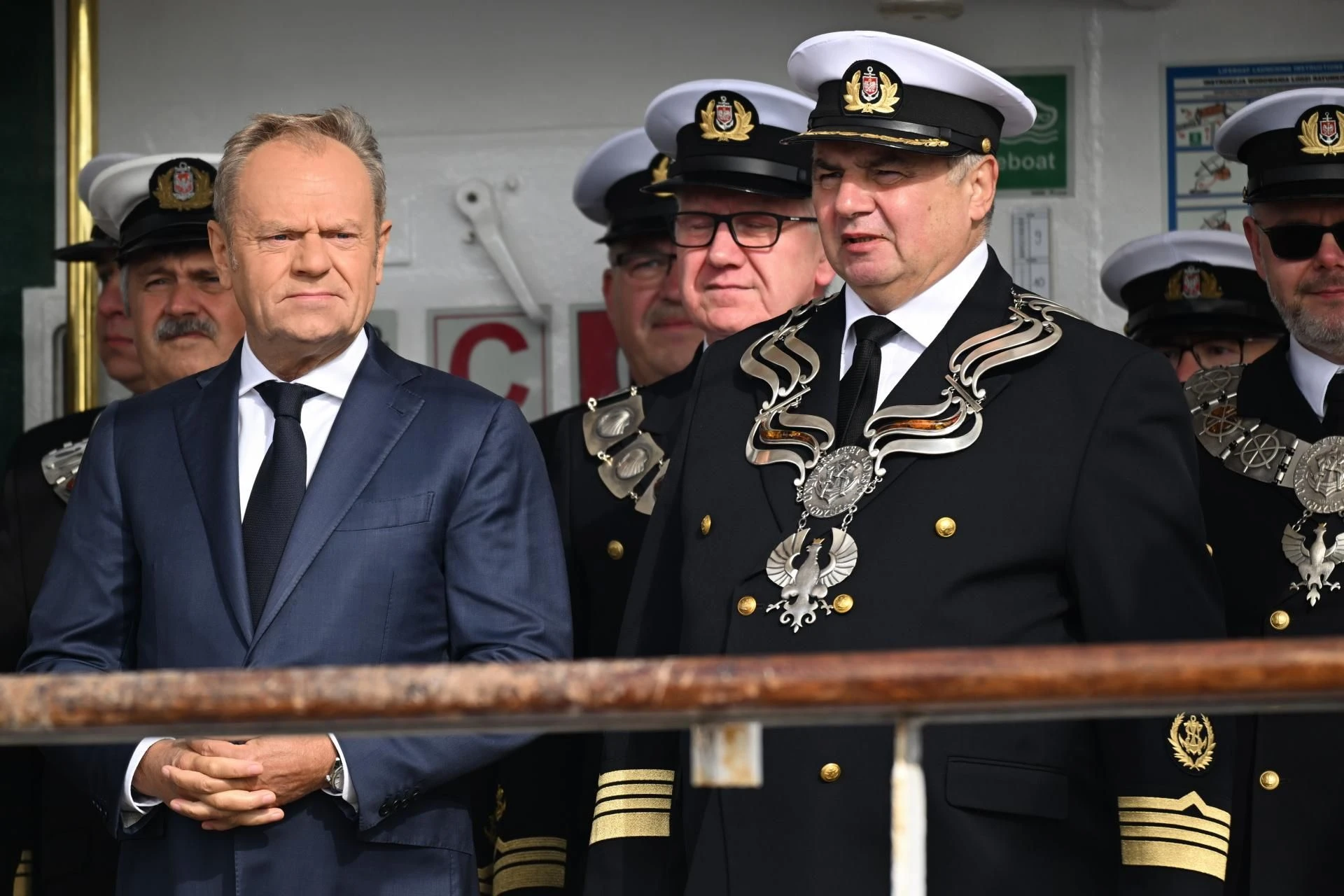 Premier na pokładzie „Daru Młodzieży