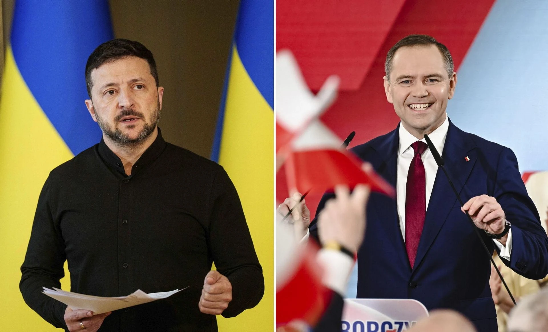 Reakcje na wybory Wołodymyr Zełenski przemówił do Nawrockiego. 