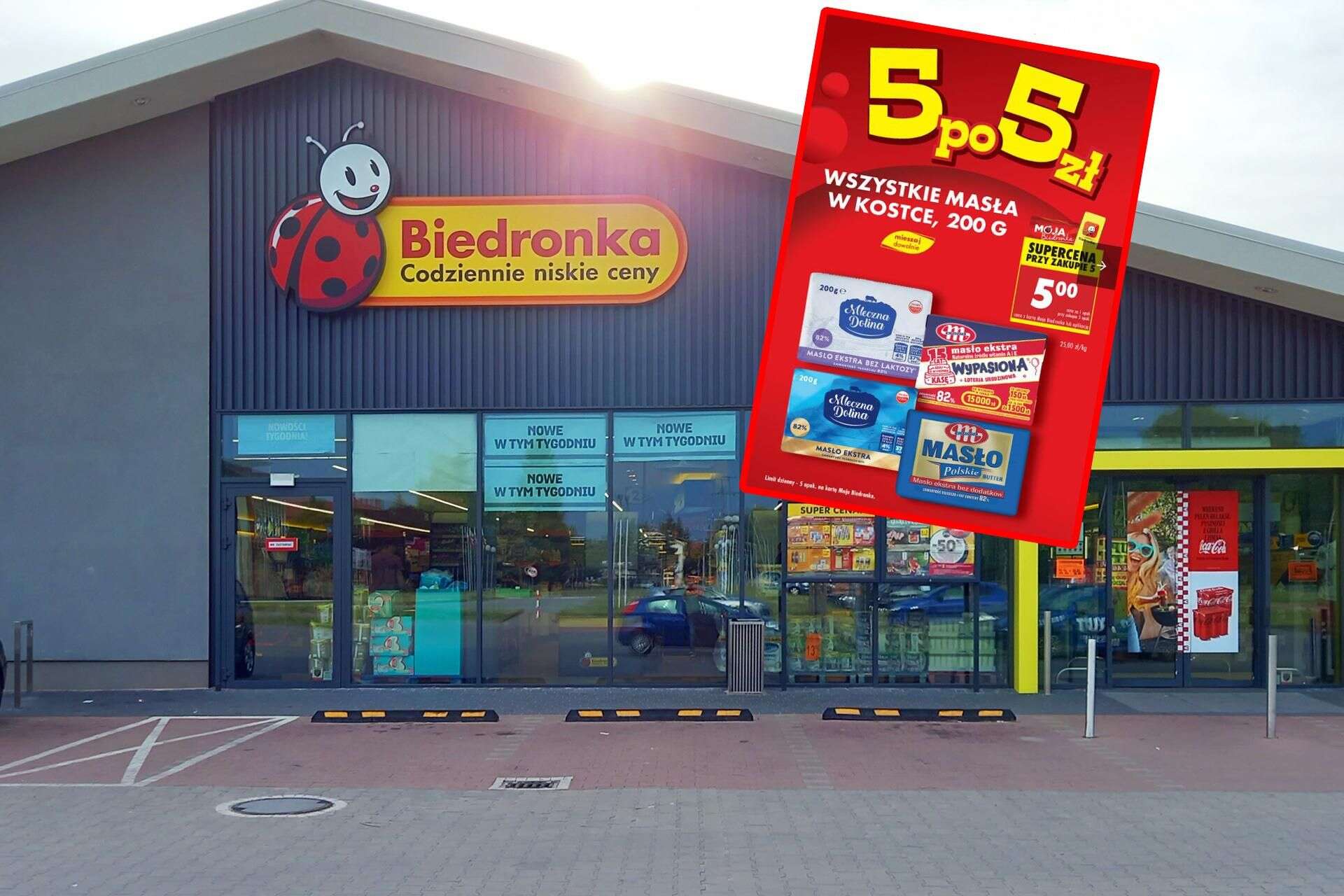 Mega okazje Ostatnie promocje w Biedronce! Masło za 5 zł