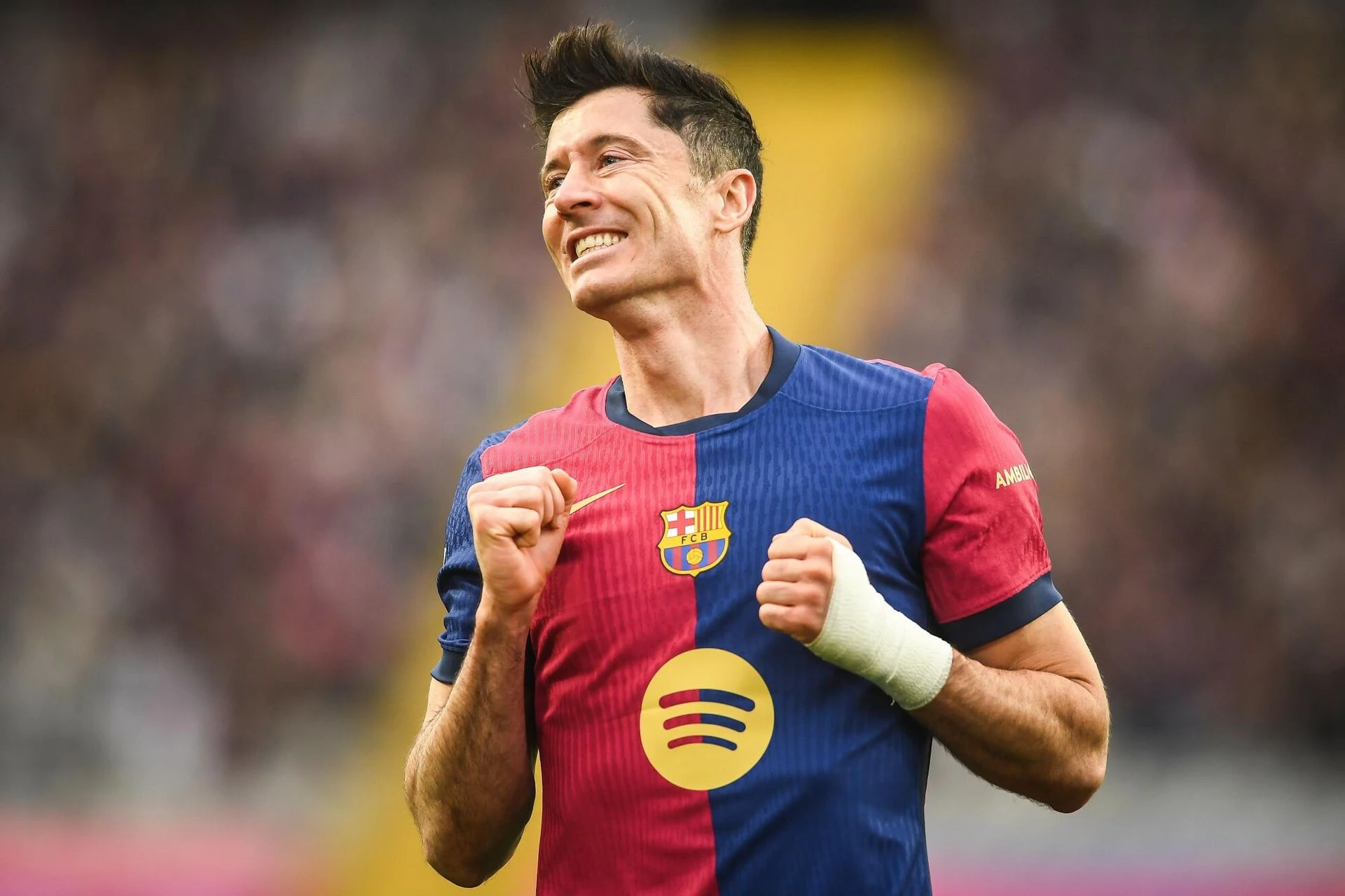 Hit w Madrycie Atletico - Barcelona: Gol Roberta Lewandowskiego! 22 bramka w tym sezonie [WIDEO]