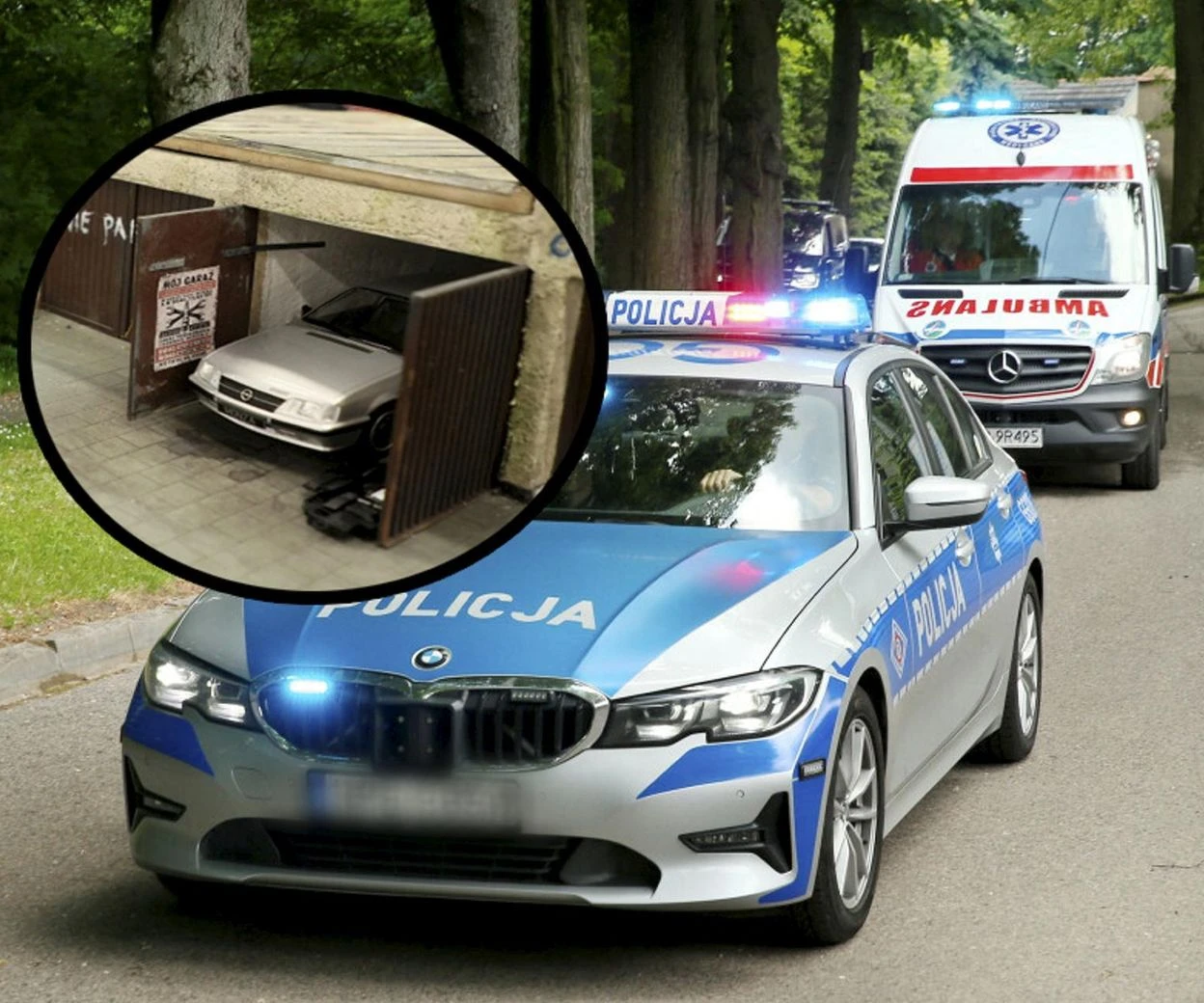 Na ratunek było za późno Wypadek w garażu! Samochód przygniótł 41-latka