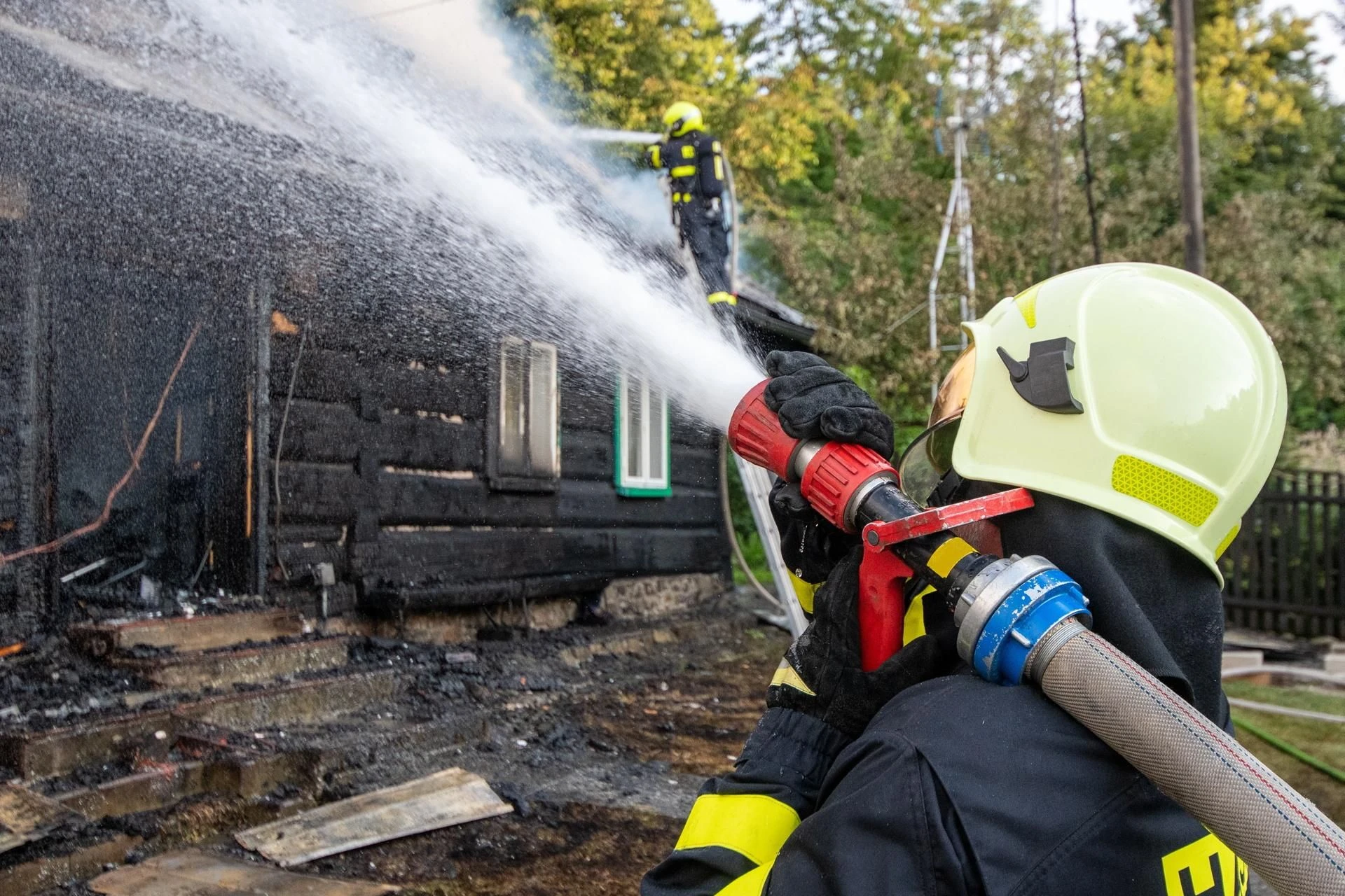 Tragedia Tragiczny pożar na Mazowszu. 92-latek spłonął we własnym domu