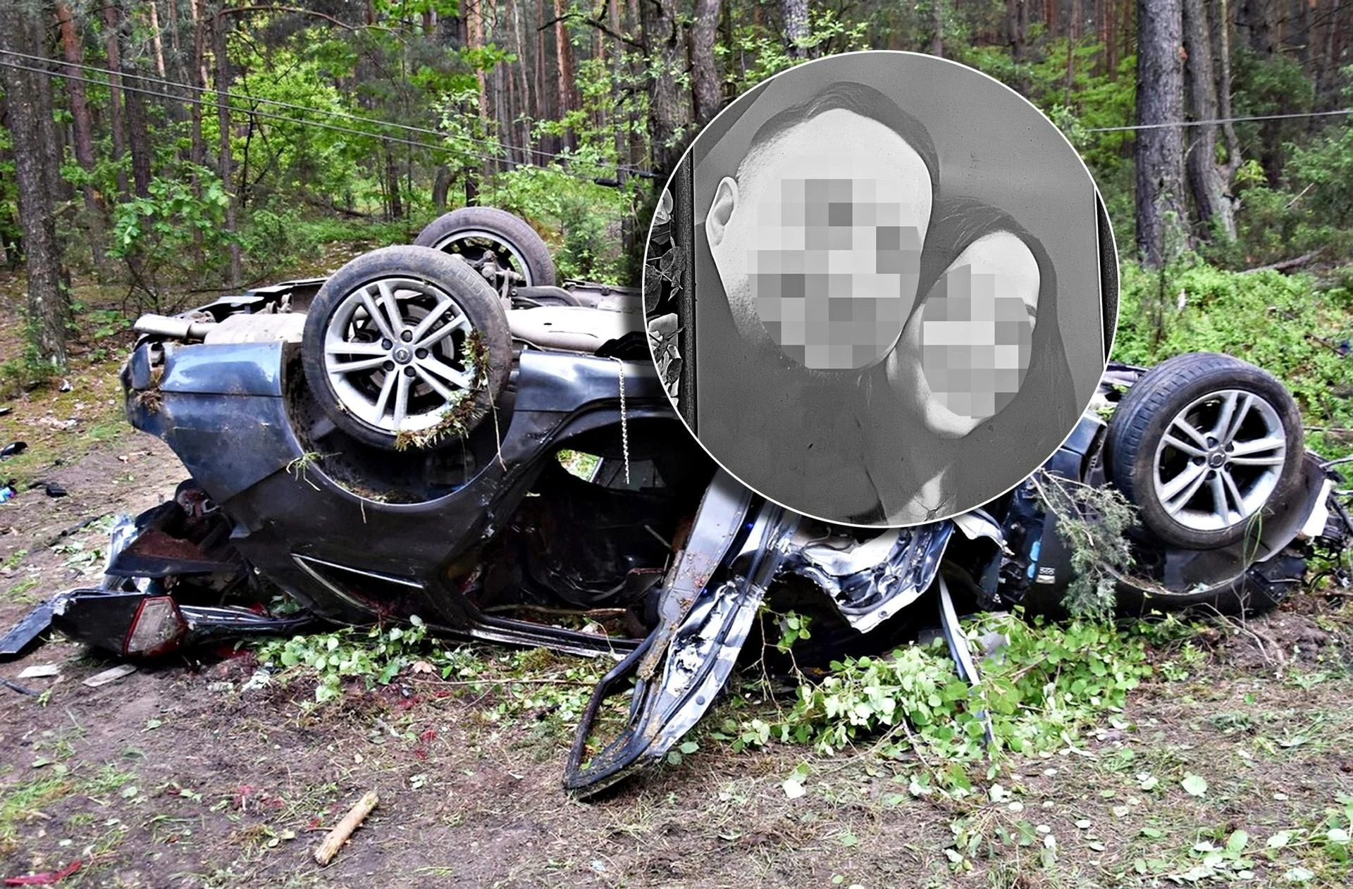 TRAGICZNA HISTORIA Rąbnęli w łosia, osierocili synka. Kinga i Piotrek zginęli w potwornym wypadku