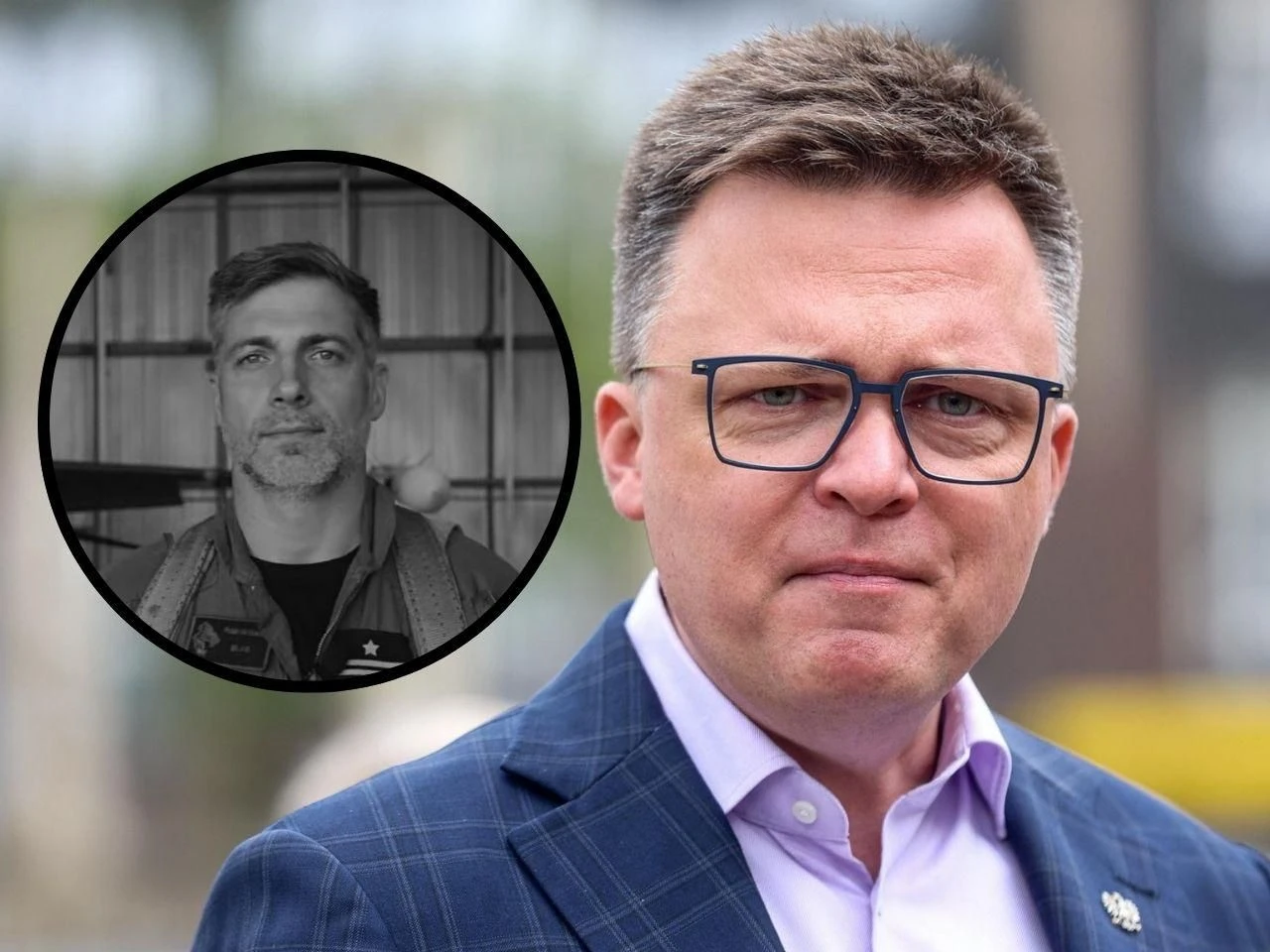 katastrofa f-16 Szymon Hołownia z żoną wstrząśnięci katastrofą lotniczą w Radomiu. 