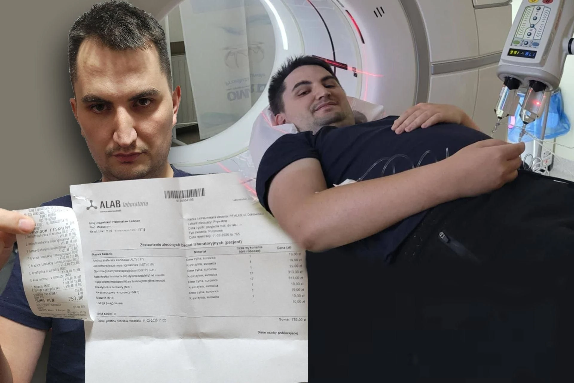 Społecznik potrzebuje wsparcia Przemek od lat pomaga innym. Sam walczy o zdrowie