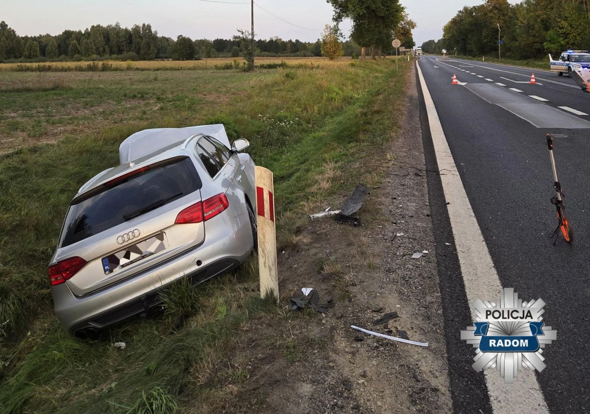 WYPADEK Opel zderzył się z audi. Dwie osoby w szpitalu. Są pierwsze ustalenia