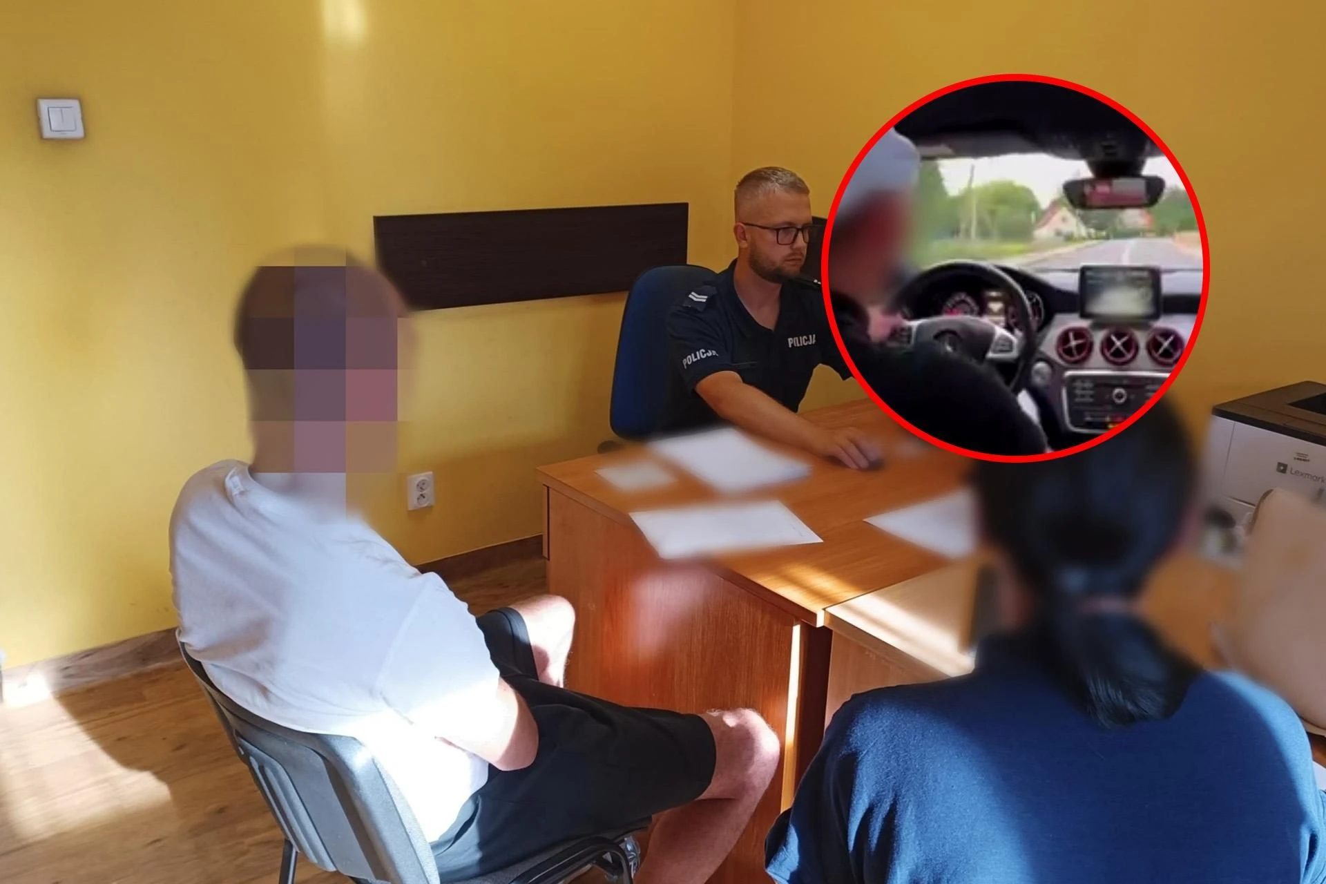 Jechał prawie 200 km/h Piłkarz szalał w swoim mercedesie, teraz zgłosił się na policję. Nie był sam