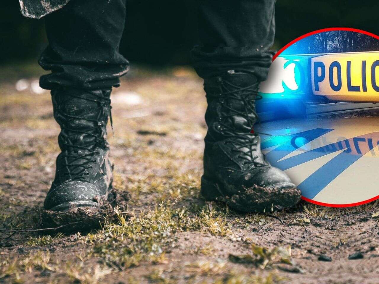 Policjanci w akcji Bał się ubrudzić buty błotem. Skończyło się na awanturze, zniszczonej szybie i inter…