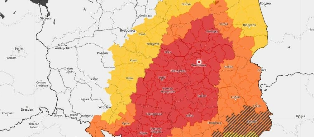 Niż genueński Gabriel nad Polską. Ostrzeżenia przed potężnymi ulewami [RELACJA NA ŻY…