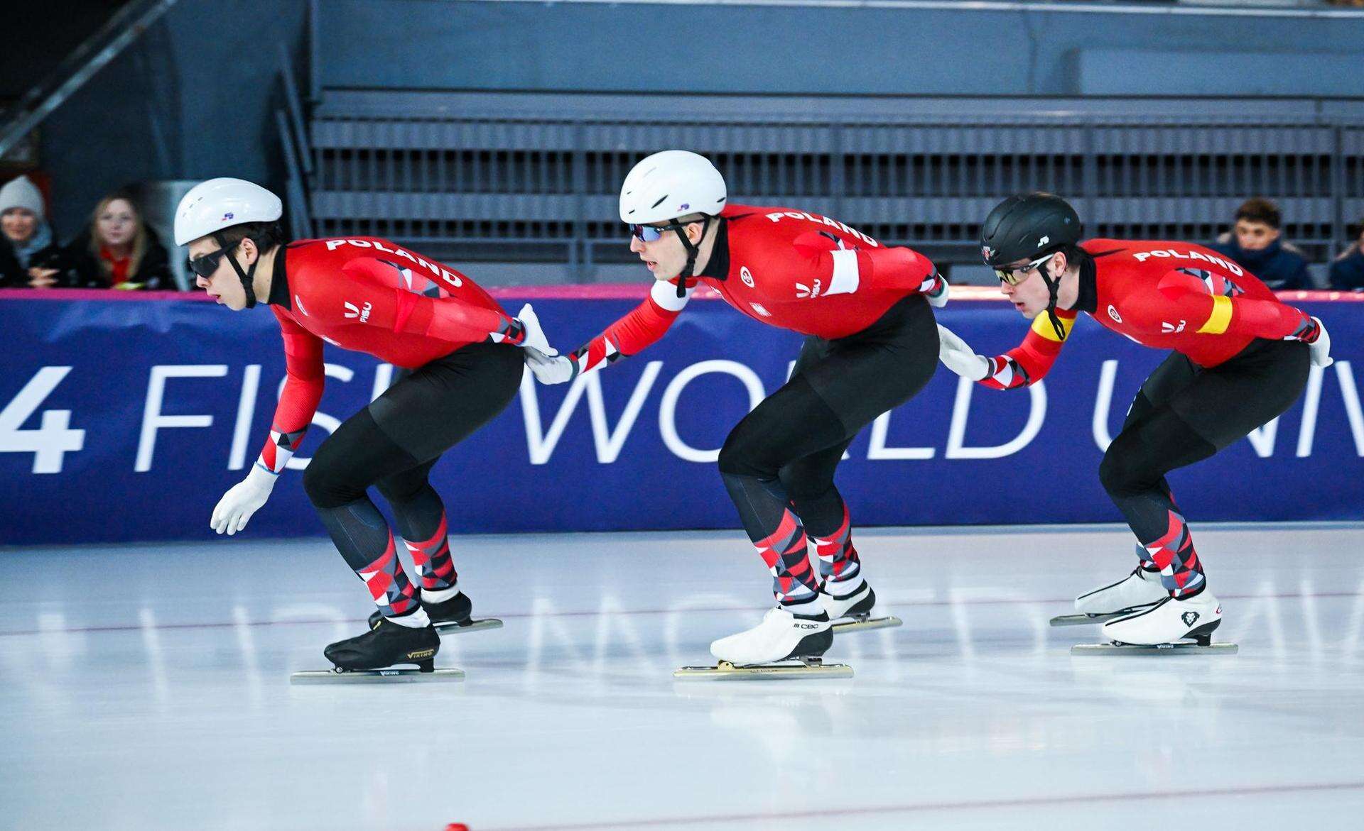 Short track Pięć medali Polaków w sobotę na AMŚ w Hamar! Drugie złoto Kani!