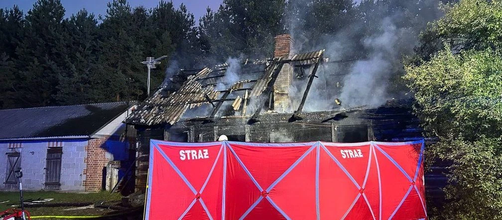 Tragiczny pożar Mężczyzna nie żyje. 37-latek, chciał go ratować