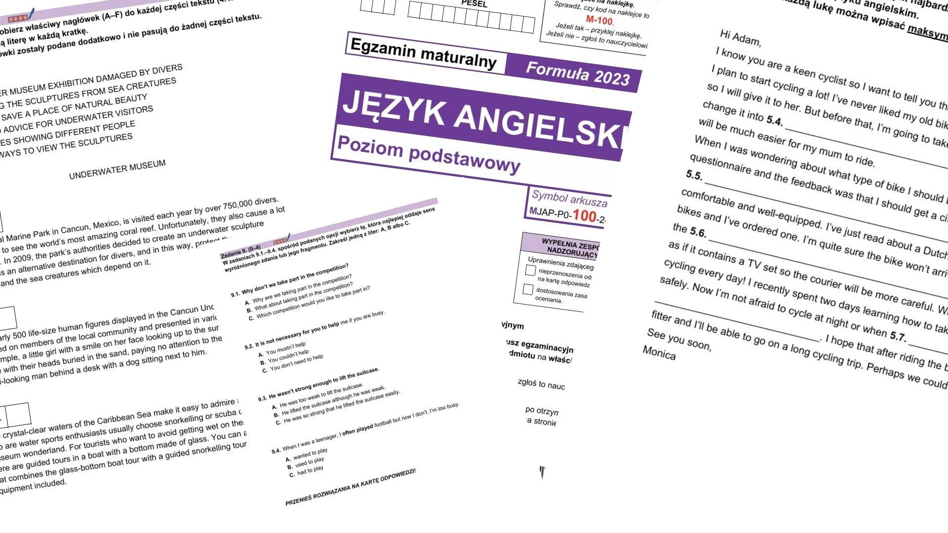 Arkusze, odpowiedzi z angielskiego Matura angielski 2025 ARKUSZE CKE w pdf, jpg do ściągnięcia + ODPOWIEDZI do pobrania…