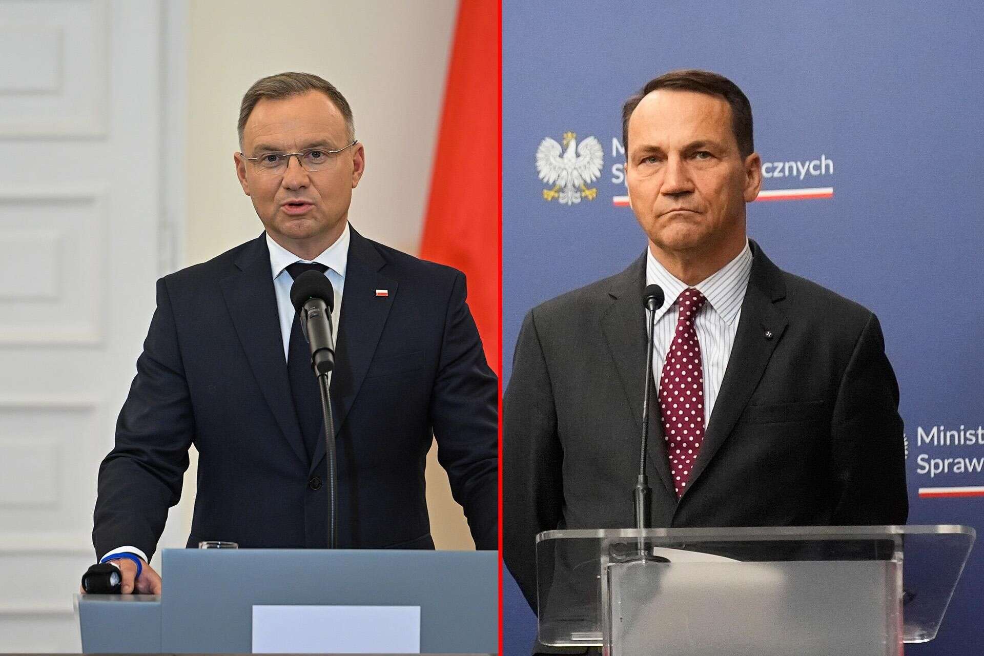 Spór ministra z prezydentem Sikorski krytykuje Dudę. 