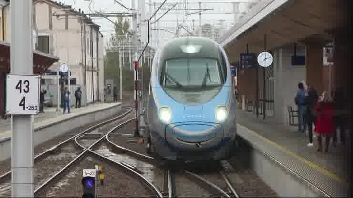 Pendolino po raz pierwszy w Zakopanem. 