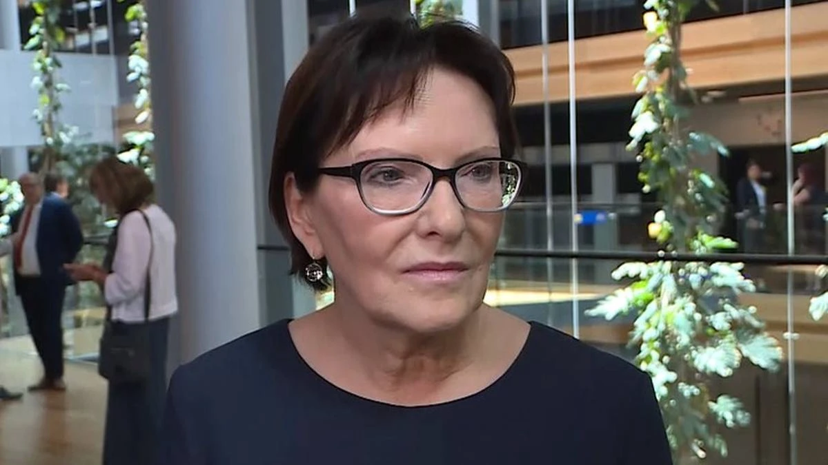 Ewa Kopacz w programie 
