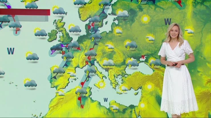 Prognoza pogody - poniedziałek, 21 czerwca - popołudnie