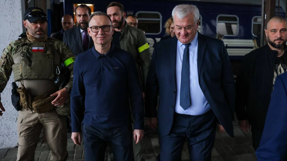 Andrzej Duda w Kijowie. Spotka się z prezydentem Ukrainy