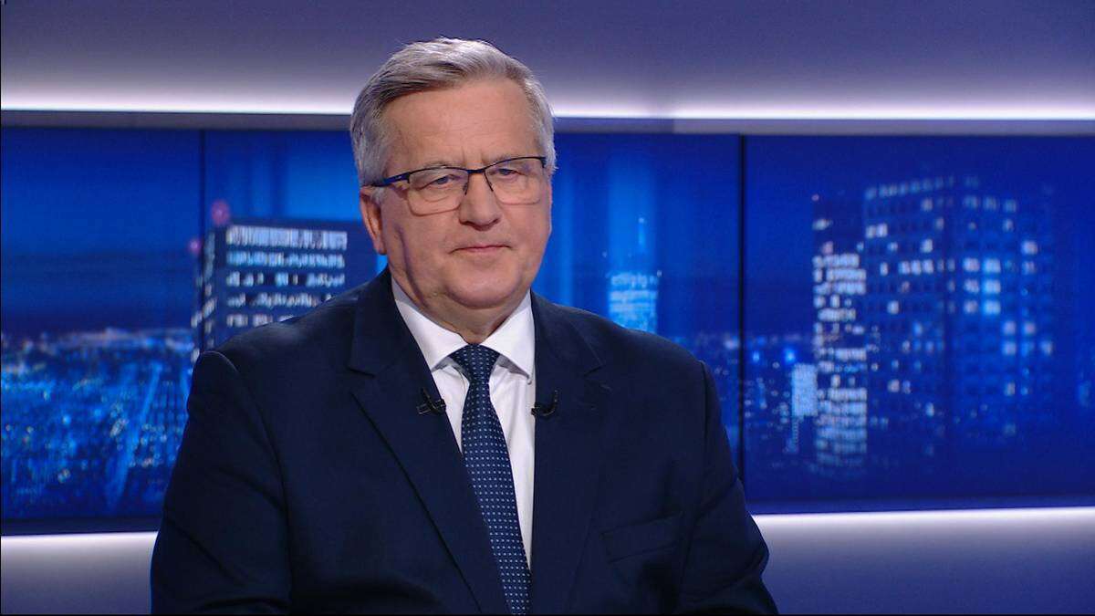 Bronisław Komorowski w programie 