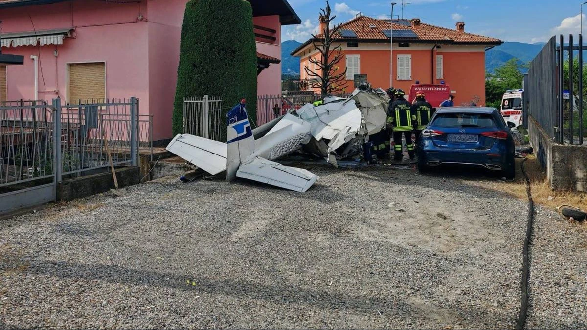 Samolot runął na ziemię. Katastrofa lotnicza we Włoszech
