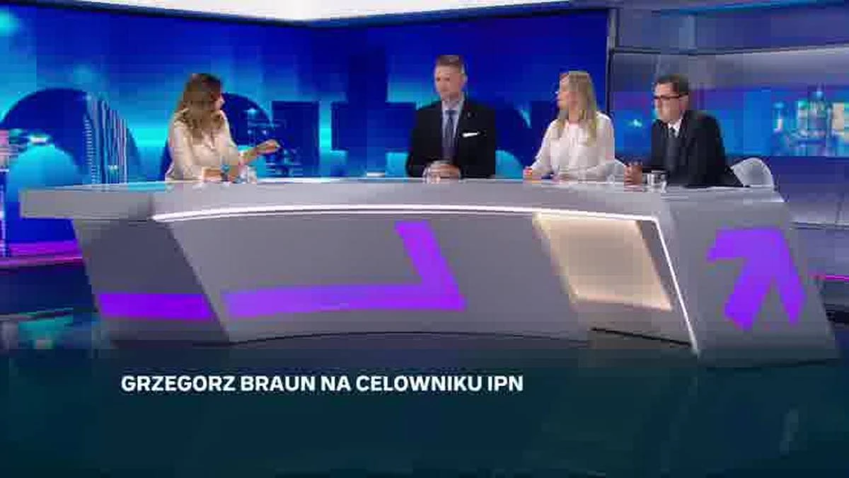 Spięcie po słowach Brauna. 