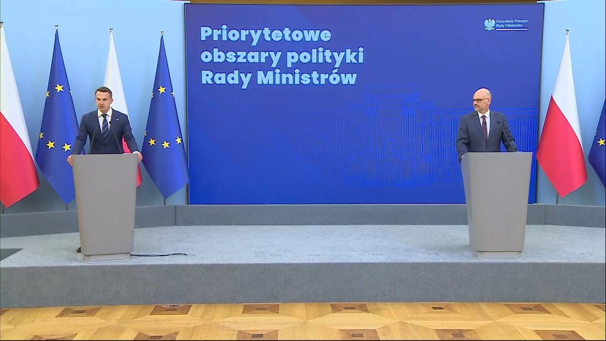 58 punktów, cztery obszary. Rząd ogłasza priorytety