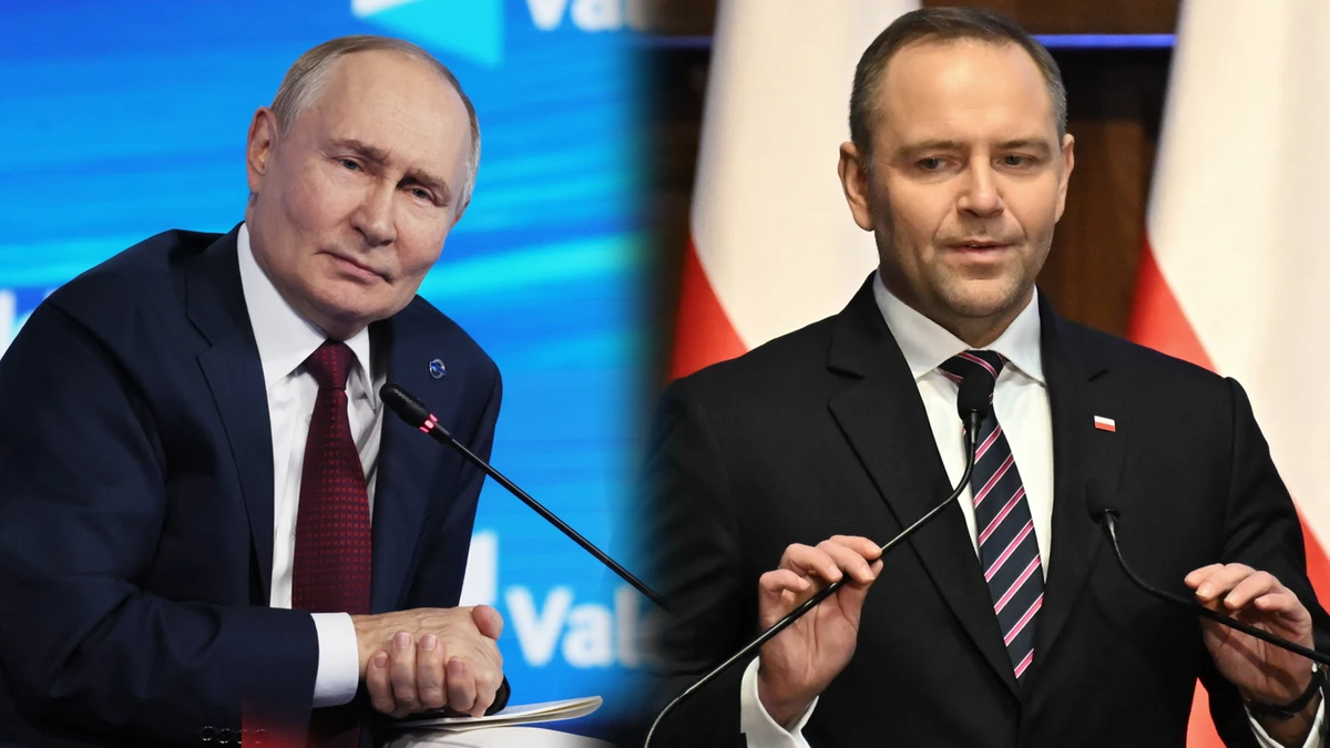 Putin reaguje na słowa Nawrockiego. 