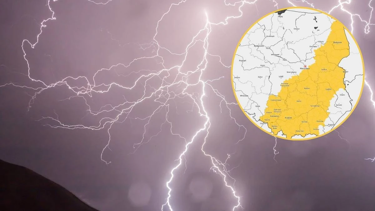 Grad, ulewy i burze w Polsce. Alert IMGW dla kilku regionów