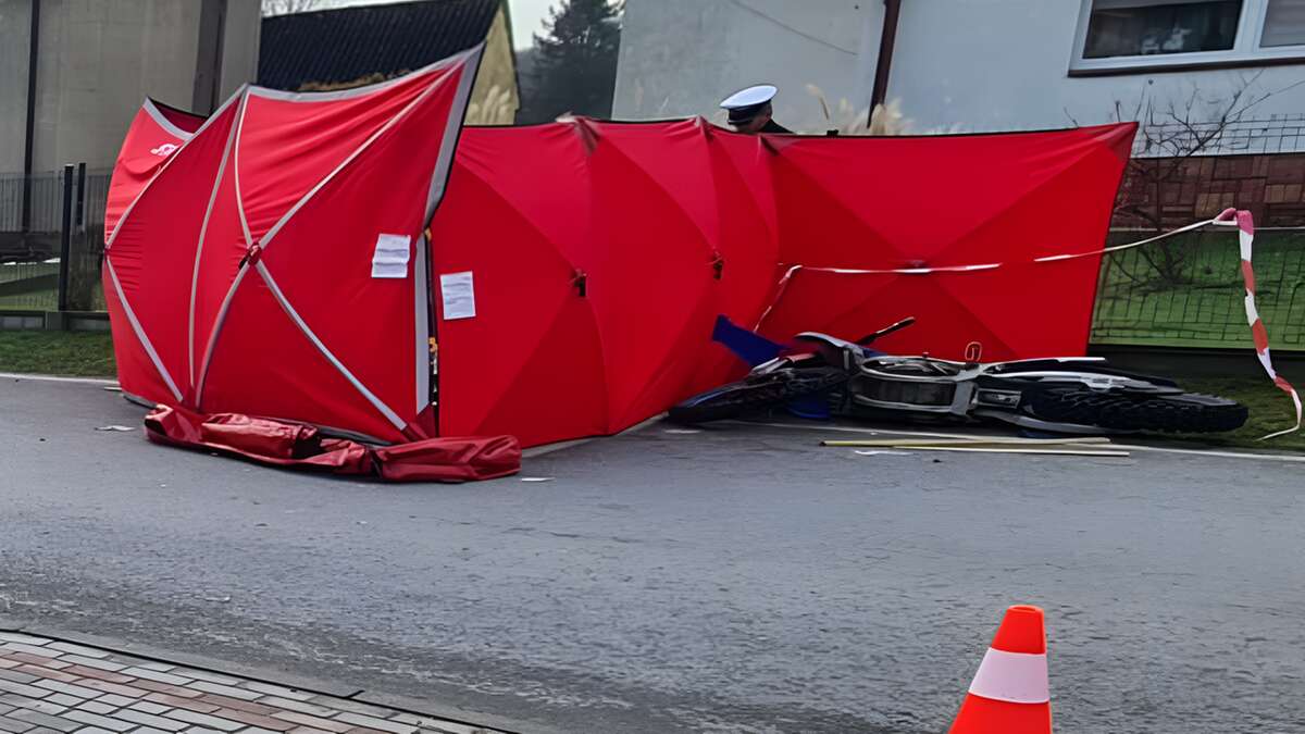 Tragedia w Przyborowie. Zginął nieletni motocyklista