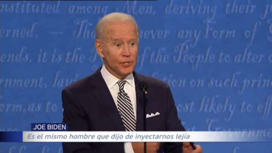 Cara a cara con pocas propuestas y ataques constantes entre Trump y Biden