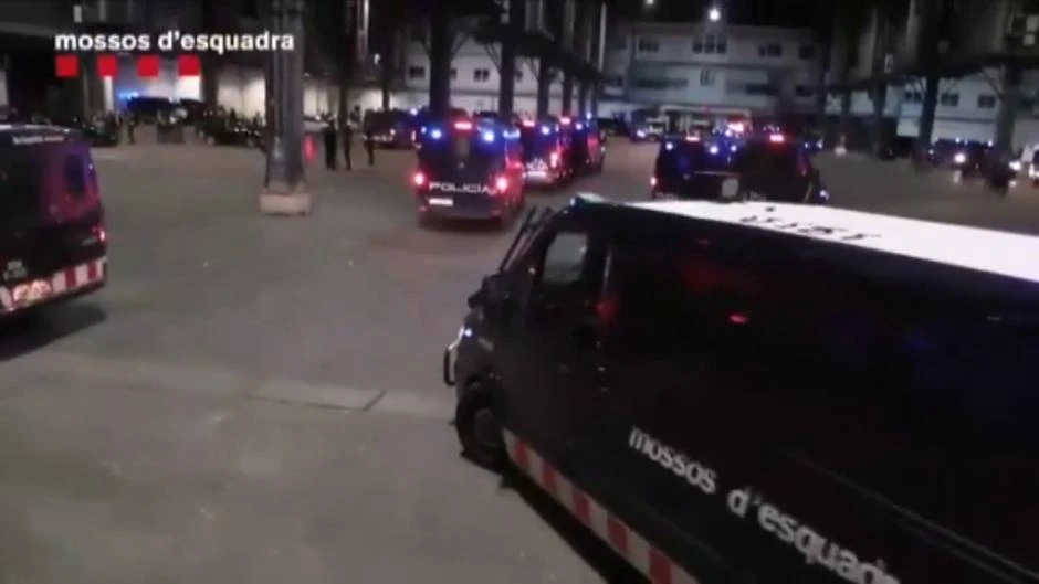 Operación contra el tráfico de heroína en el barrio del Raval de Barcelona