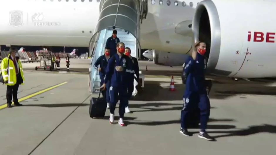La selección ya está en Suiza