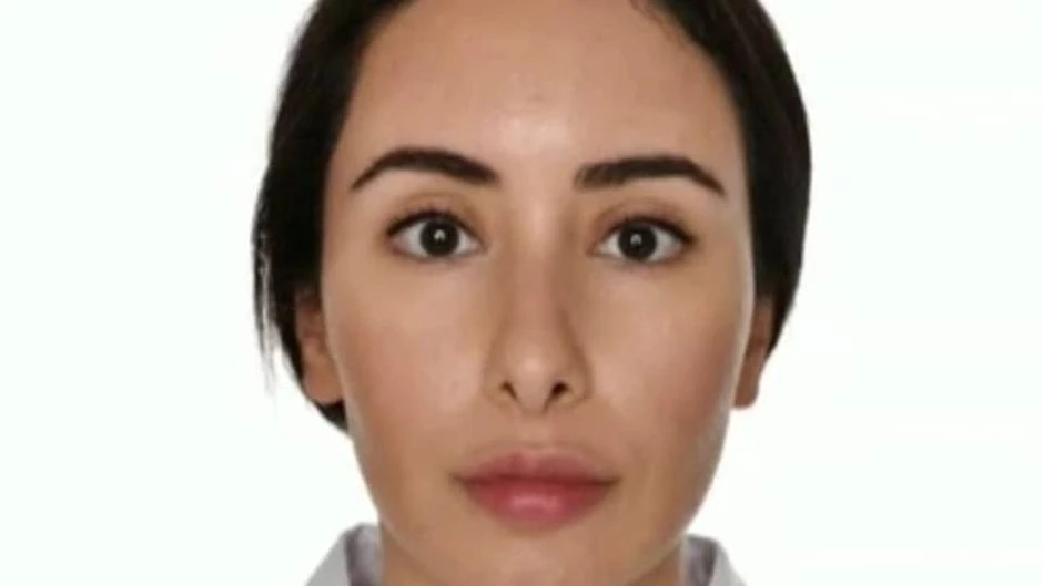 La Princesa Latifa de Dubai fotografiada en el aeropuerto de Madrid