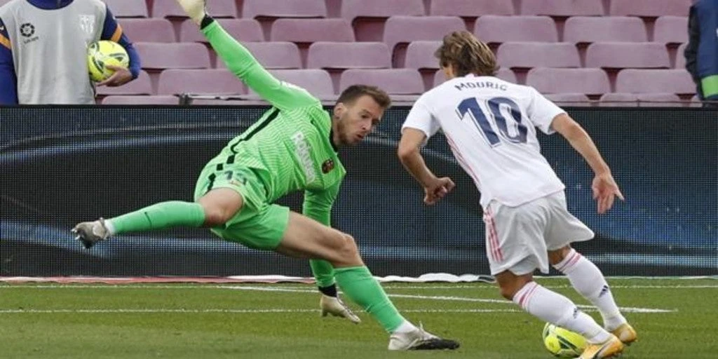 El golazo de Modric para certificar la victoria del Madrid en el Camp Nou