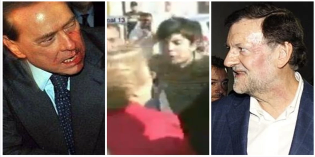 Una nariz rota, un escupitajo y un tartazo, entre algunas de las agresiones a figuras políticas