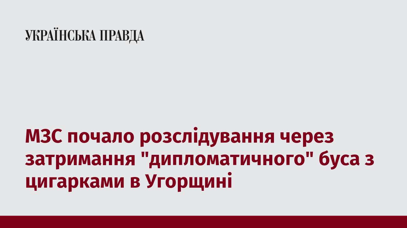 МЗС почало розслідування через затримання 