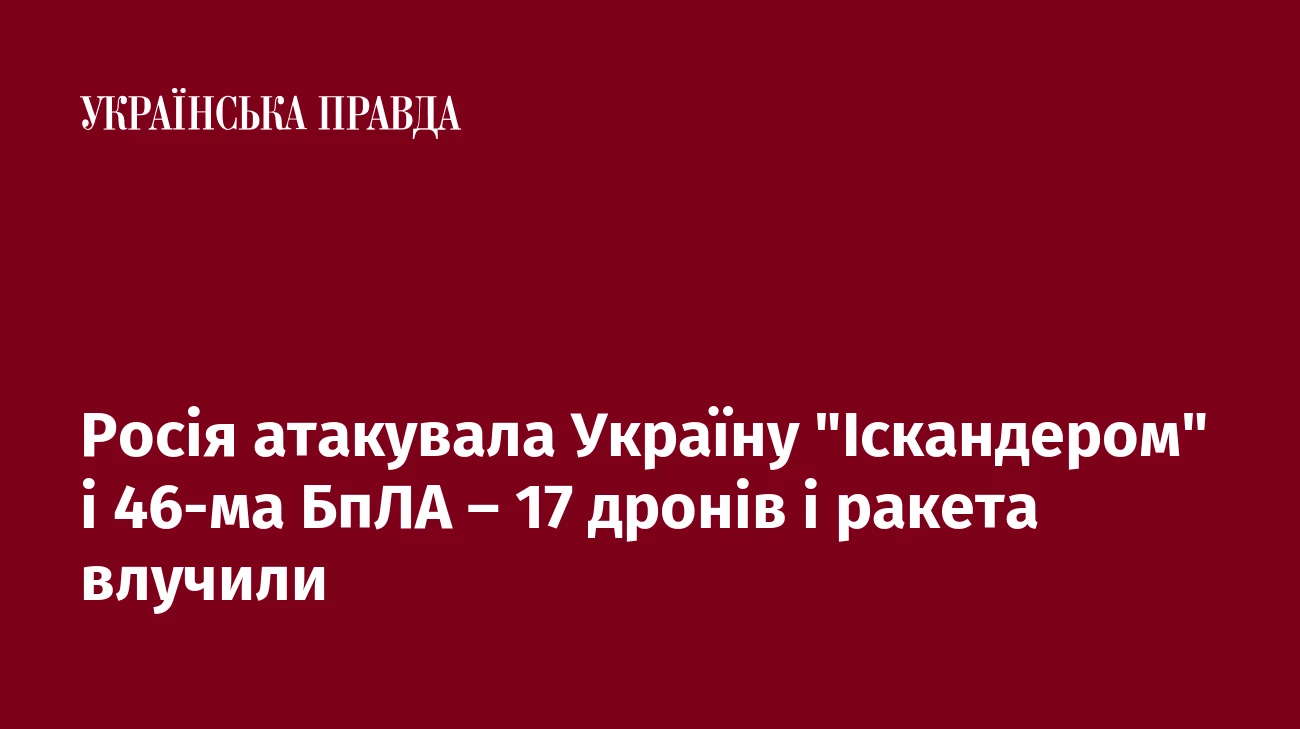 Росія атакувала Україну 