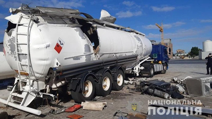 У Києві вибухнула автоцистерна для транспортування газу, є загиблий