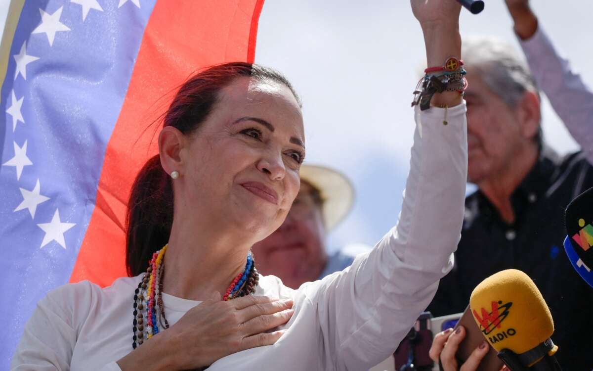 Detienen a María Corina Machado tras marcha contra régimen de Maduro