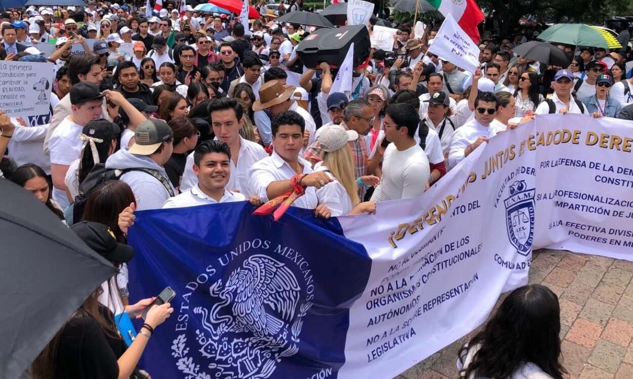 Estamos informadas sobre la reforma judicial, no hay manipulación por parte de profesores: Estudiantes de la UNAM | Video 