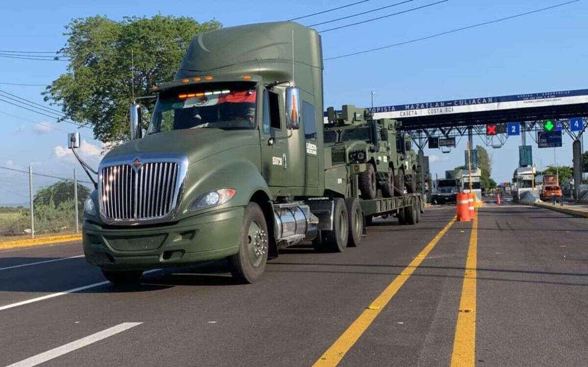 ‘Ocelotl’, los vehículos de guerra con que Sedena patrulla en Sinaloa