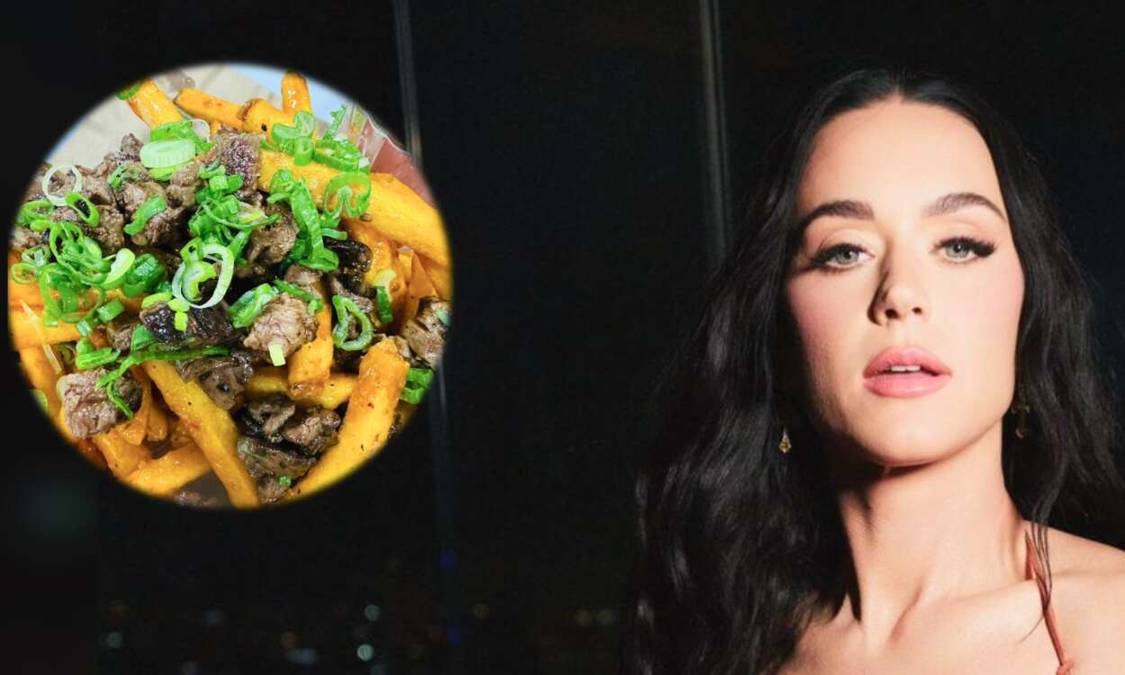 Videos | Katy Perry disfruta sus tacos y con refresco ¡de vidrio!