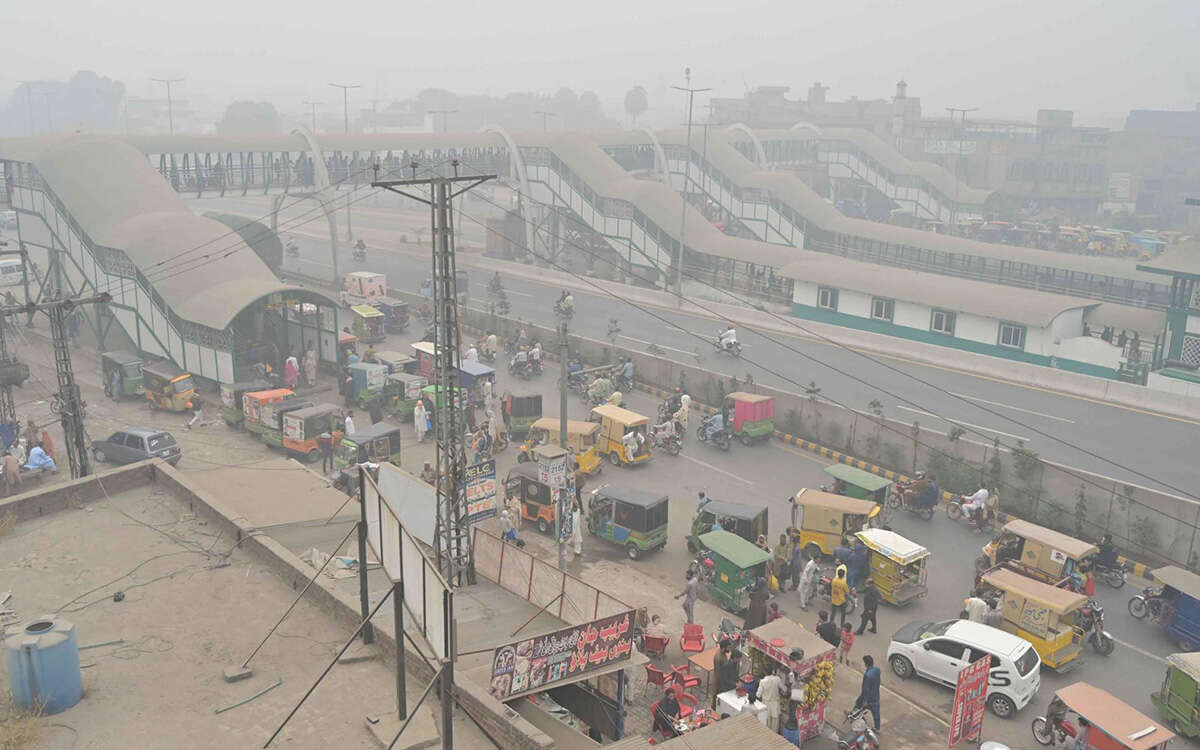 Así se ve Lahore, la ciudad más contaminada del mundo, desde el espacio